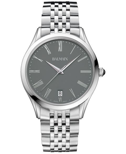 Мужские часы Balmain Swiss Classic R Stainless Steel Bracelet Watch 41mm