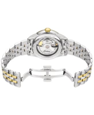 Unisex Swiss Automatic DS-1 Powermatic 80 Two-Tone Stainless Steel Bracelet Watch 38mm