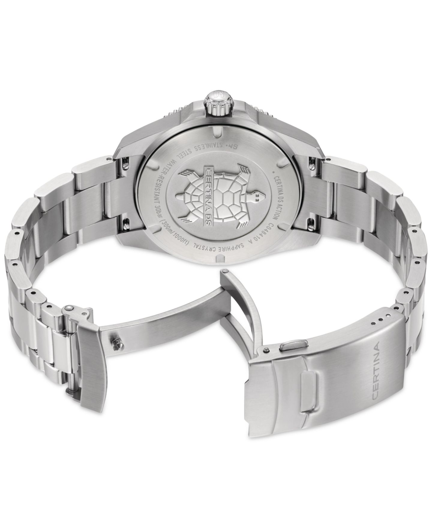 Мужские часы Certina Swiss DS Action Stainless Steel Bracelet Watch 40mm — фото 4