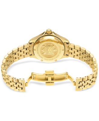 Women's Swiss DS Action Diamond Accent Gold-Tone Stainless Steel Bracelet Watch 34mm