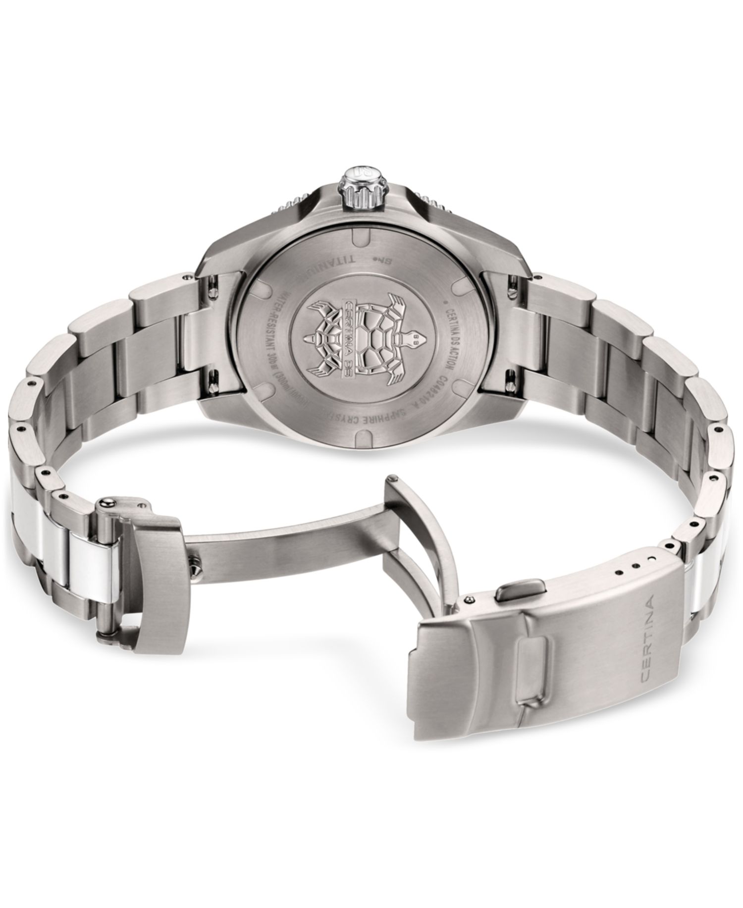 Women's Swiss DS Action Silver-Tone Titanium Bracelet Watch 35mm