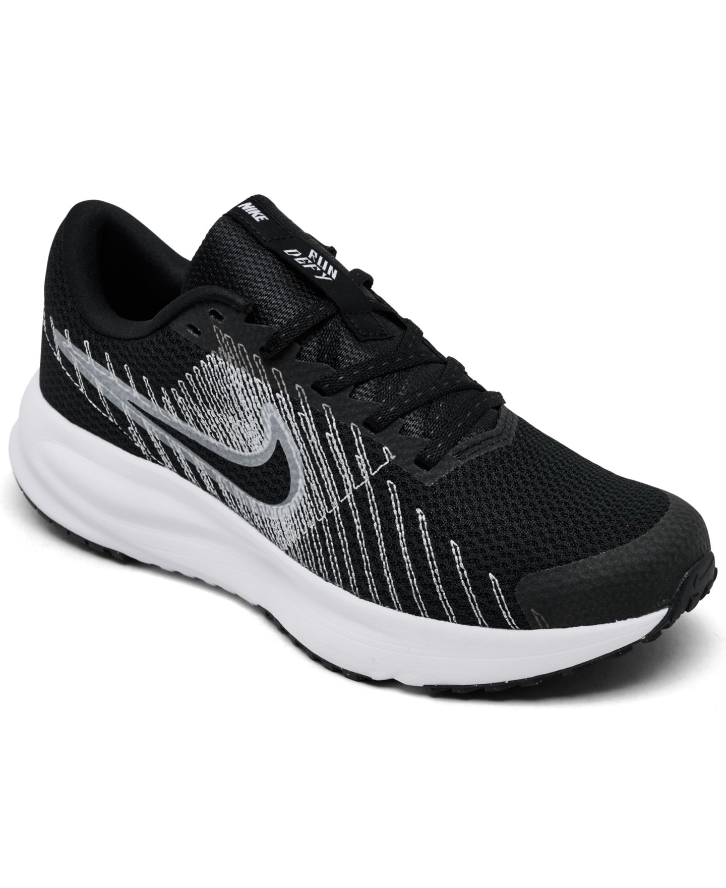 Женские кроссовки Nike Run Defy All Day Running, цвет: Чёрный / Белый — фото 1