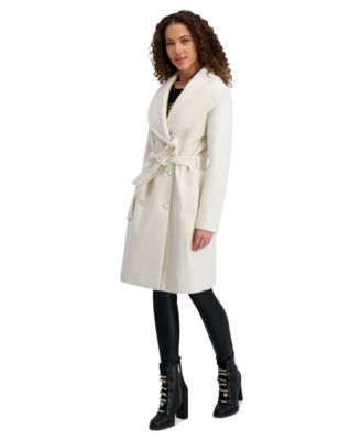 Women's Double-Breasted Belted Coat