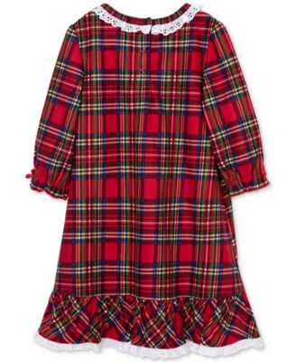 Toddler Girls Plaid Nightgown