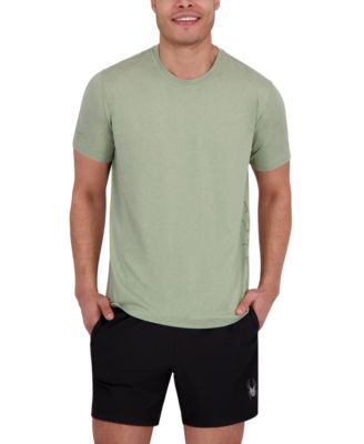 Men's Short Sleeve Drop Needle Crewneck Swim Shirt
