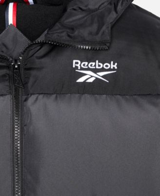 Big Boys Contrast Yoke Promo Long Sleeve Puffer Jacket