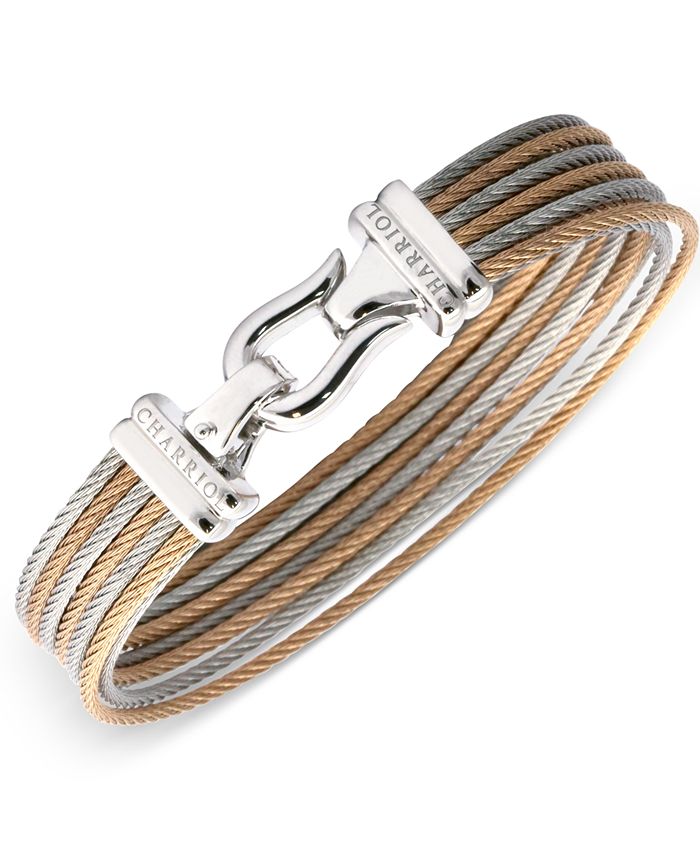 CHARRIOL Women s Two Tone Cable Bangle Bracelet Macy s