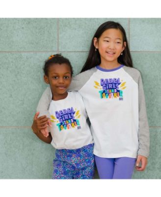 Girls Rebel x 3pk Fair Trade Organic Cotton Extended Length Tees