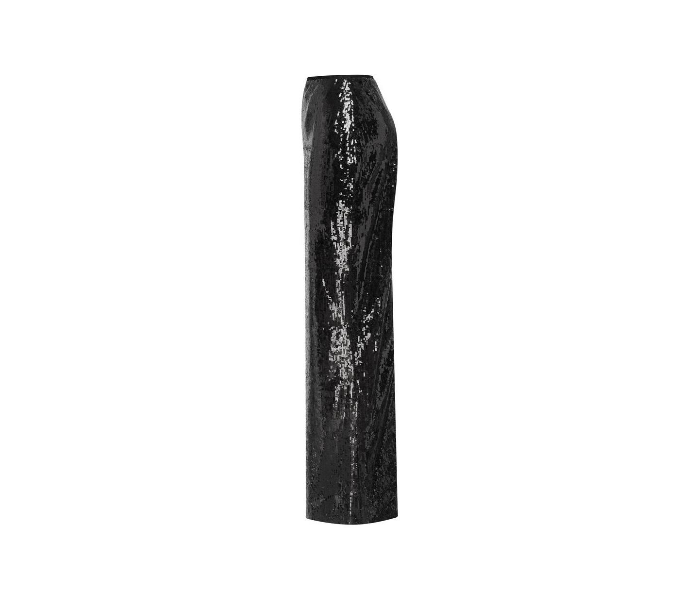 Женская юбка Milla Dramatic fitted sequined maxi, цвет: Чёрный — фото 8