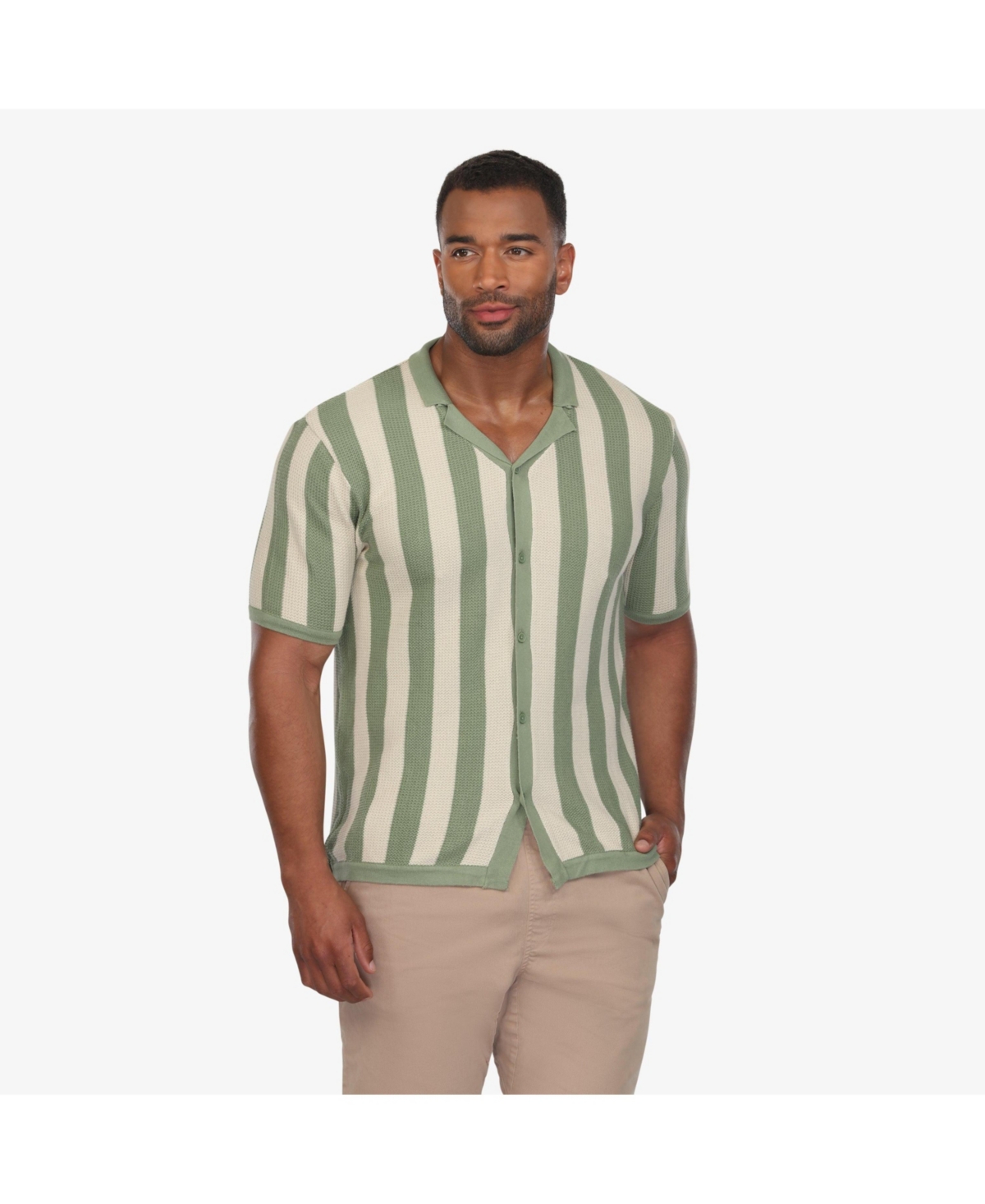 Men's Sunset Blvd. Camp Button-Down - Light beige