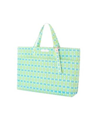 Patterned Quilted Tote Bag