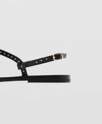 Women's Mini Studs Leather Sandals