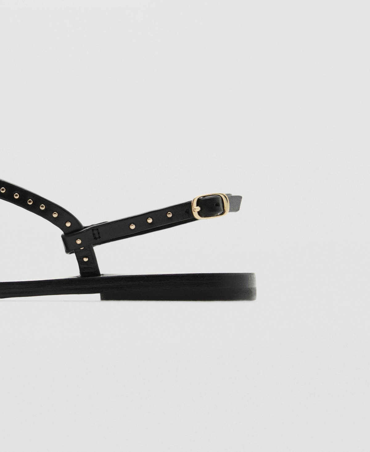 Mango Women's Mini Studs Leather Sandals