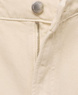 Women's High-Waisted Rinse-Wash Bermuda Shorts