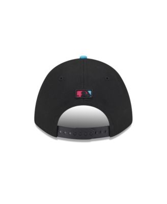 Men's Black Miami Marlins 2025 City Connect 9FORTY M-Crown Adjustable Hat