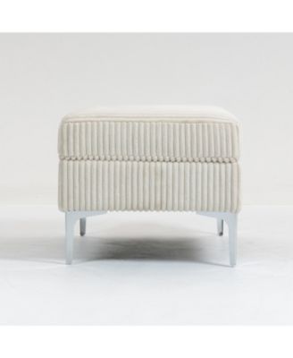 Modular Sectional Sofa Square Ottoman Module,Storage Ottoman Footrest