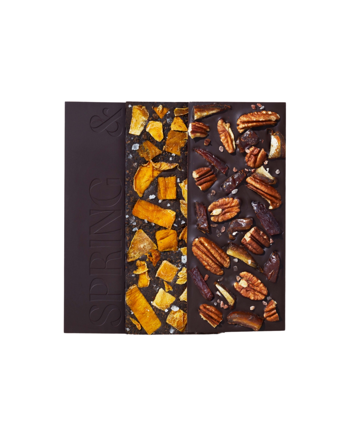 SPRING & MULBERRY SPICE MARKET COLLECTION DATE-SWEETENED DARK CHOCOLATE BAR GIFT SET, 3-PACK 