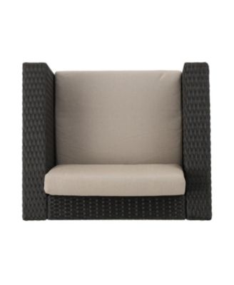 Streamdale 4-Piece Outdoor Wicker Sofa Set with Cushions & Coffee Table