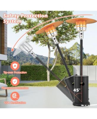 50000 BTU Propane Patio Heater with Round Table Design
