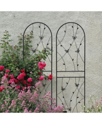 Streamdale 4 Pack 71" Metal Garden Trellis - Climbing Plant Support