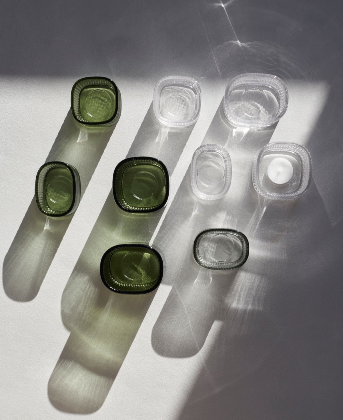 Orrefors Magica Super Circle Medium Glass Votive Holder