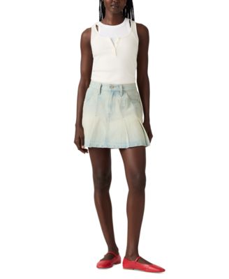 Levi's - Women's Pleated Denim Mini Skirt