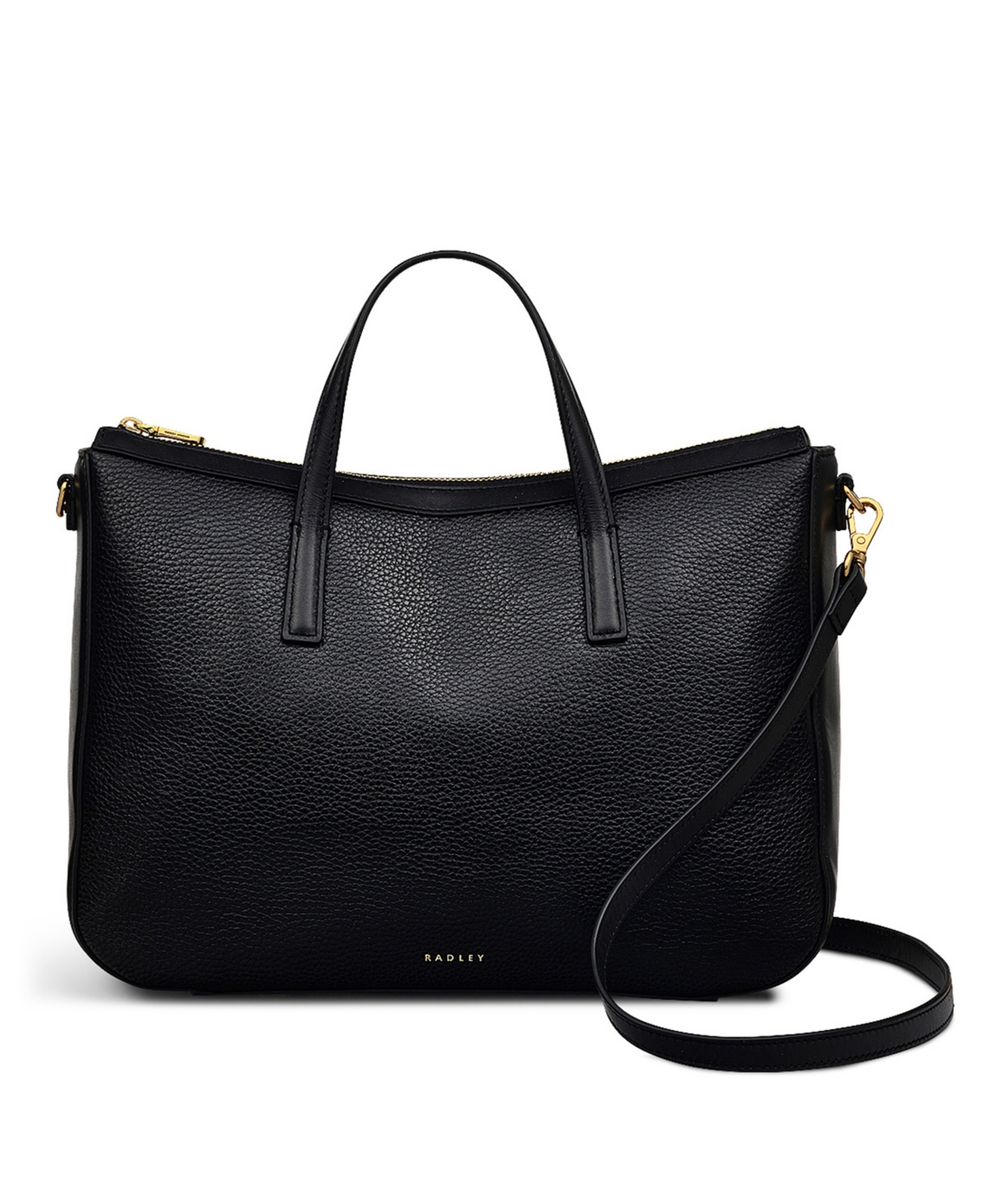 Longford Lane Medium Zip Top Grab Bag - Black