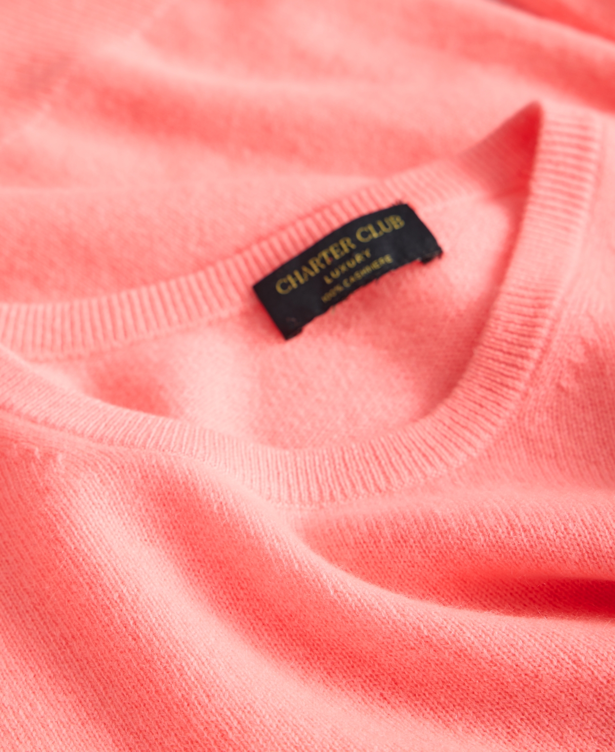 Charter Club Women's Long-sleeve 100% Cashmere Crewneck Sweater, Macy's Exclusive