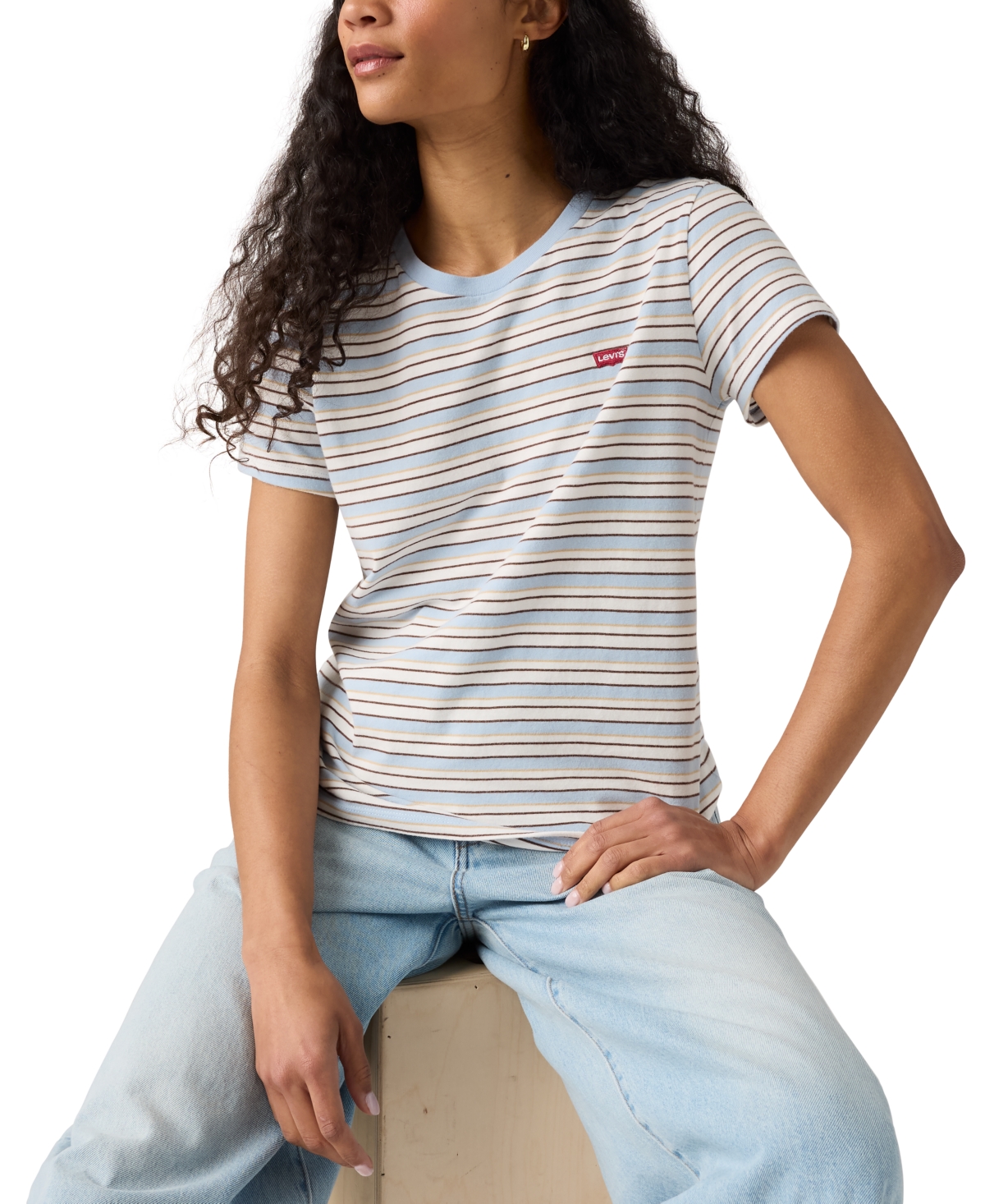 Levi's Women's The Perfect Crewneck Cotton T-shirt