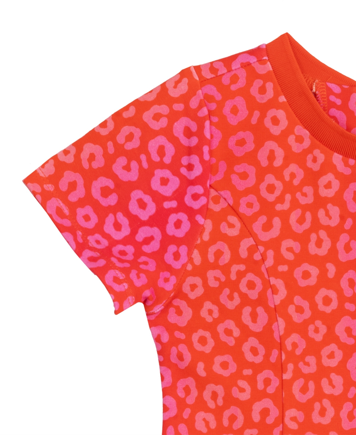 Sparkle & Shine Toddler And Little Girls Leopard Print With Sequin Patches Dress