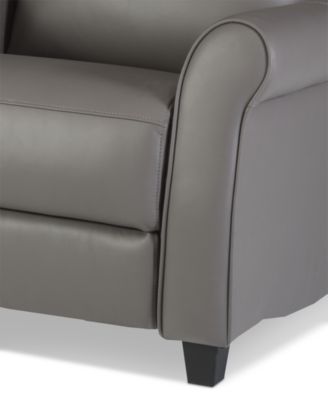 Thandler 3-Pc. Leather Sofa with 3 Power Recliners, Exclusively at Macy's