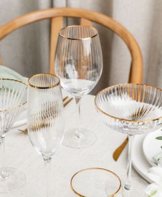 Rocher All Purpose Wine Glasses, Set of 4, 21 Oz