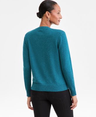 Petite 100% Cashmere Cardigan