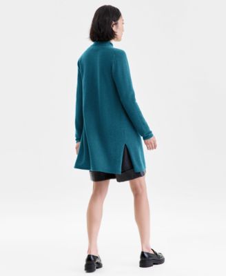Petite Cashmere Open-Front Long-Sleeve Duster, Exclusively at Macy's 