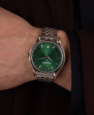 Men's Swiss Beleganza Stainless Steel Bracelet Watch 40mm