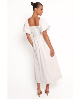 Women's Clo Puff Sleeve Midi Dress