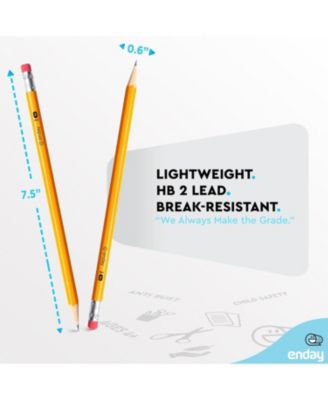 #2 Pencils Bulk - 300 Pack, Pre-Sharpened Wood-Cased Yellow Pencils for Office and Classroom Supplies