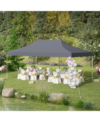 10 X 20 FT Pop up Canopy Tent Foldable Portable Outdoor Gazebo with Carry Bag