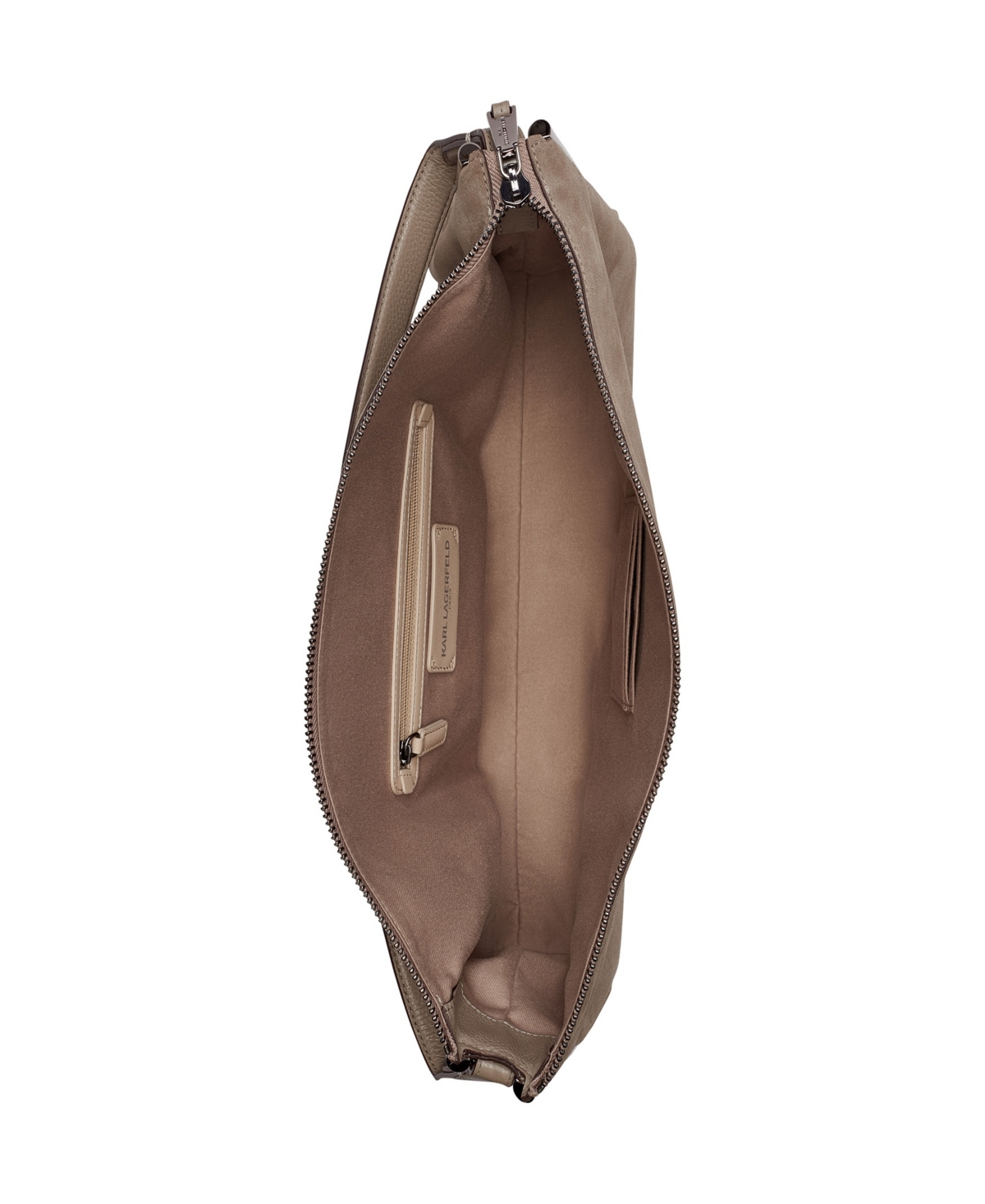 Karl Lagerfeld Valerie Top Handle Hobo Bag In Neutral