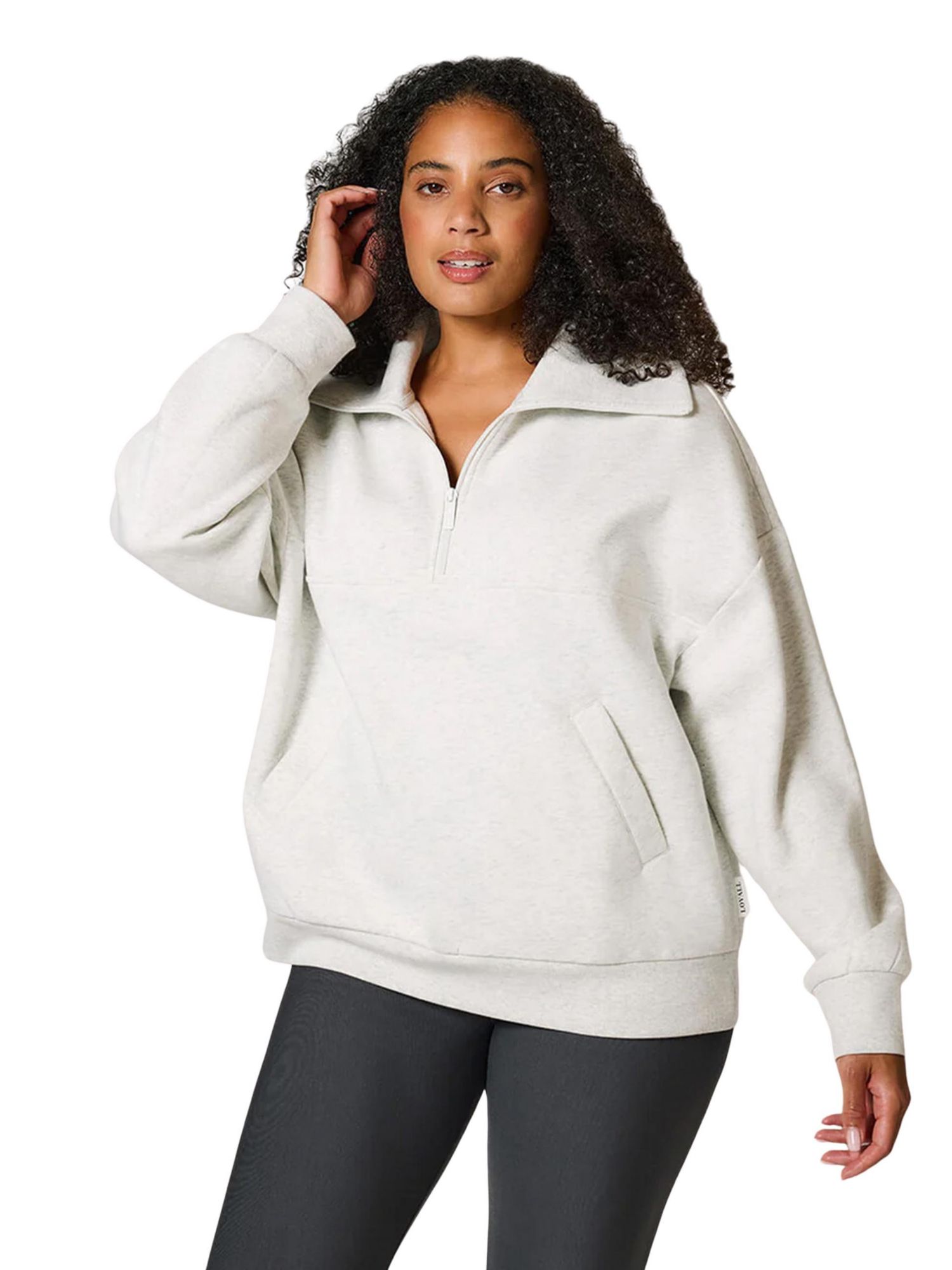Women's ALL SZN Oversized 1/4 Zip Sweatshirt