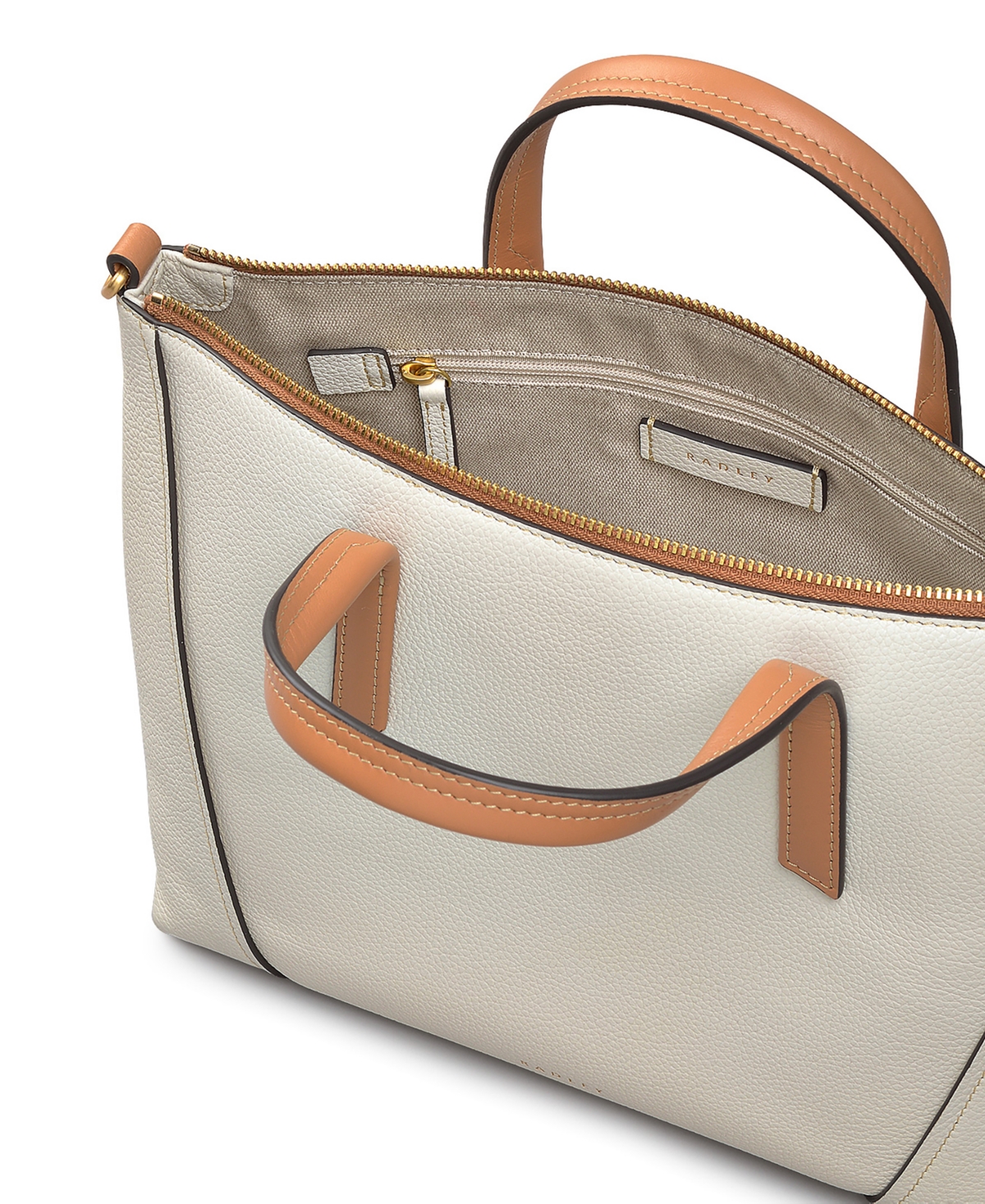 Radley London Kendal Terrace Small Zip Top Grab Bag In Neutral