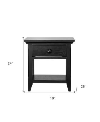 One Drawer Nightstand for Minimalist Bedrooms and Compact Storage