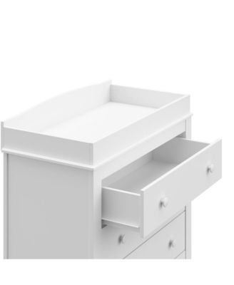 Noah 3 Drawer Chest with Changing Topper (White)
