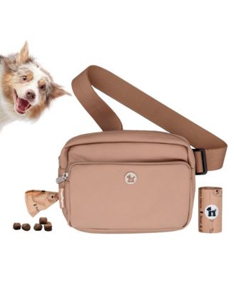 3-in-1 Crossbody Dog Walk Bag with Matching Planet-Safe Dog Poop Bags