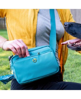 3-in-1 Crossbody Dog Walk Bag with Matching Planet-Safe Dog Poop Bags