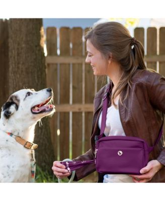 3-in-1 Crossbody Dog Walk Bag with Matching Planet-Safe Dog Poop Bags