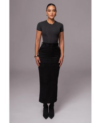 Women's Joy Suede Maxi Skirt