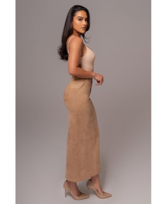 Women's Joy Suede Maxi Skirt