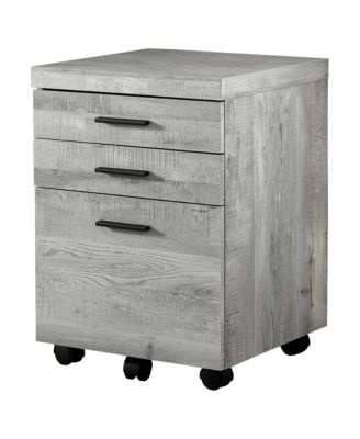 3-Drawer Filing Cabinet with Metal Handles