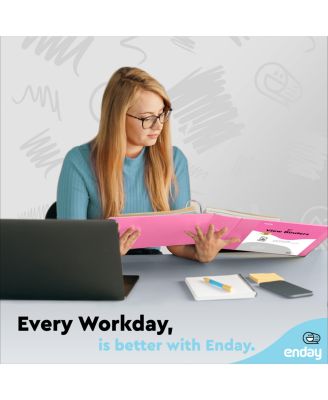 3-Ring Binder with Clear View Cover and 2 Inside Pockets – Heavy Duty Durable Binder for School Supplies, Office Organization, or Home Use – Colored Binder for Documents, Notes, Reports, and More